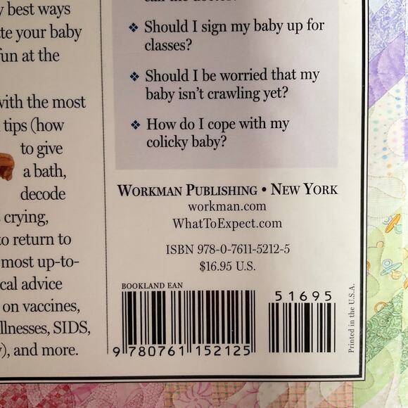 What to Expect the First Year 2nd Edition book - Picture 4 of 6